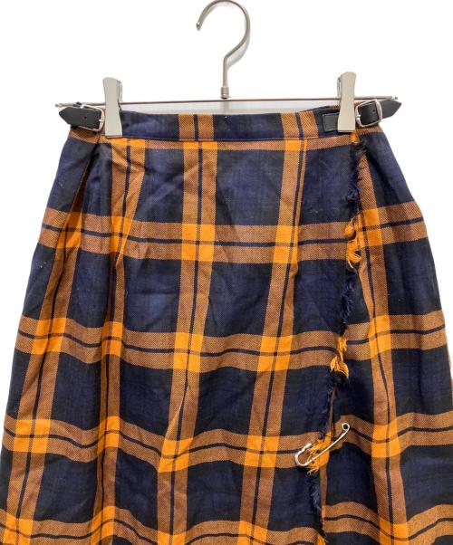 O'NEIL OF DUBLIN（オニールオブダブリン）O'NEIL OF DUBLIN (オニールオブダブリン) スカート ネイビー×オレンジ サイズ:36の古着・服飾アイテム