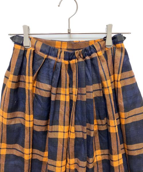 O'NEIL OF DUBLIN（オニールオブダブリン）O'NEIL OF DUBLIN (オニールオブダブリン) スカート ネイビー×オレンジ サイズ:36の古着・服飾アイテム