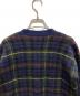 中古・古着 LAUREN RALPH LAUREN (ローレン ラルフ ローレン) チェックカーディガン ネイビー サイズ:M：6000円