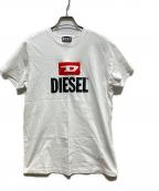 DIESELディーゼル）の古着「ロゴTシャツ」｜ホワイト