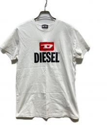 DIESEL（ディーゼル）の古着「ロゴTシャツ」｜ホワイト