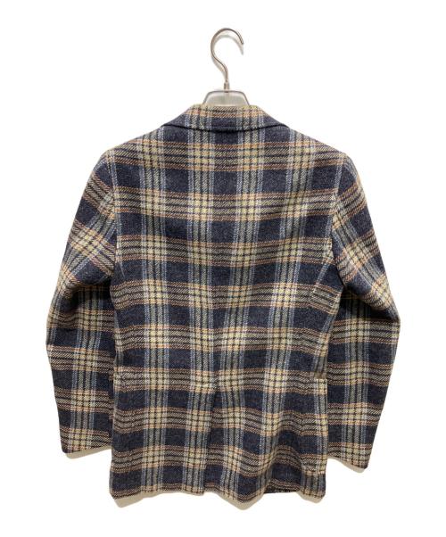 BOGLIOLI（ボリオリ）BOGLIOLI (ボリオリ) DOVER 3Bツイードジャケット ネイビー×ベージュ サイズ:44の古着・服飾アイテム