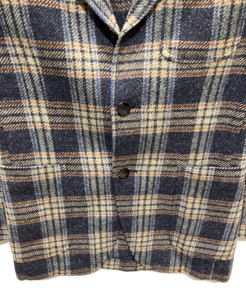 BOGLIOLI（ボリオリ）BOGLIOLI (ボリオリ) DOVER 3Bツイードジャケット ネイビー×ベージュ サイズ:44の古着・服飾アイテム