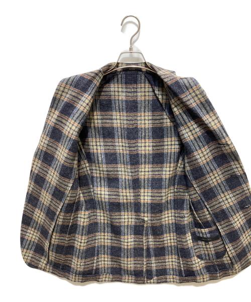 BOGLIOLI（ボリオリ）BOGLIOLI (ボリオリ) DOVER 3Bツイードジャケット ネイビー×ベージュ サイズ:44の古着・服飾アイテム
