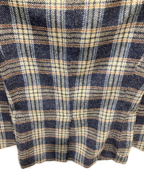 BOGLIOLI（ボリオリ）BOGLIOLI (ボリオリ) DOVER 3Bツイードジャケット ネイビー×ベージュ サイズ:44の古着・服飾アイテム