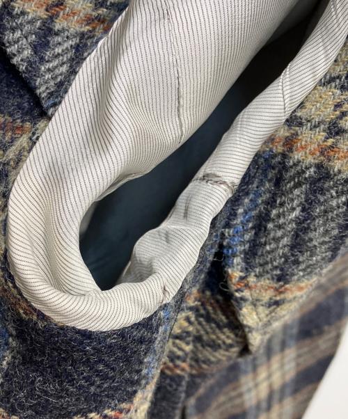 BOGLIOLI（ボリオリ）BOGLIOLI (ボリオリ) DOVER 3Bツイードジャケット ネイビー×ベージュ サイズ:44の古着・服飾アイテム