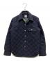 KAPTAIN SUNSHINE（キャプテンサンシャイン）の古着「ウールキルティングシャツジャケット」｜ネイビー