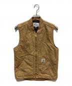 Carhartt WIPカーハート ワーク イン プログレス）の古着「ダック地 クラシックベスト」｜ブラウン