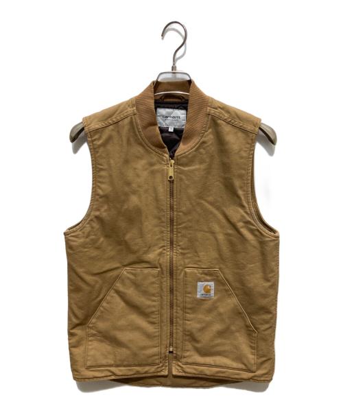 Carhartt WIP（カーハート ワーク イン プログレス）CARHARTT WIP (カーハート ワーク イン プログレス) ダック地 クラシックベスト ブラウン サイズ:Sの古着・服飾アイテム