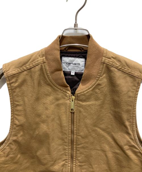 Carhartt WIP（カーハート ワーク イン プログレス）CARHARTT WIP (カーハート ワーク イン プログレス) ダック地 クラシックベスト ブラウン サイズ:Sの古着・服飾アイテム