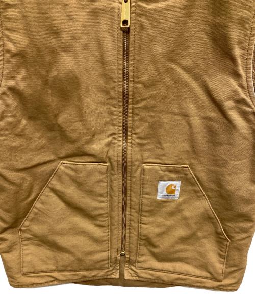 Carhartt WIP（カーハート ワーク イン プログレス）CARHARTT WIP (カーハート ワーク イン プログレス) ダック地 クラシックベスト ブラウン サイズ:Sの古着・服飾アイテム