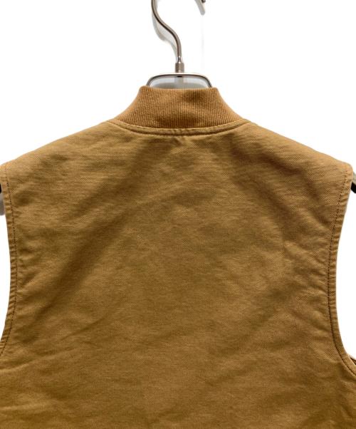 Carhartt WIP（カーハート ワーク イン プログレス）CARHARTT WIP (カーハート ワーク イン プログレス) ダック地 クラシックベスト ブラウン サイズ:Sの古着・服飾アイテム