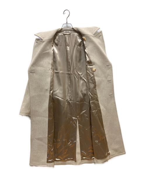AURALEE（オーラリー）AURALEE (オーラリー) LIGHT MELTON DOUBLE-BREASTED COAT ベージュ サイズ:3の古着・服飾アイテム