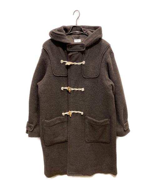 UNDECORATED（アンデコレイテッド）UNDECORATED (アンデコレイテッド) Wool Fleece Melton Duffle Coat ウールフリースメルトンダッフルコート ブラウン サイズ:3の古着・服飾アイテム