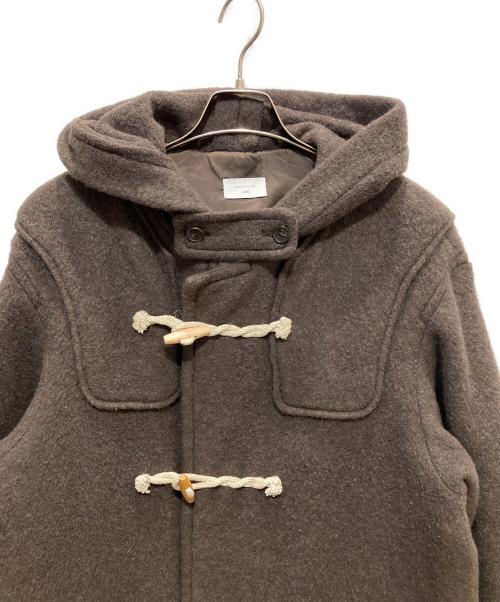 UNDECORATED（アンデコレイテッド）UNDECORATED (アンデコレイテッド) Wool Fleece Melton Duffle Coat ウールフリースメルトンダッフルコート ブラウン サイズ:3の古着・服飾アイテム