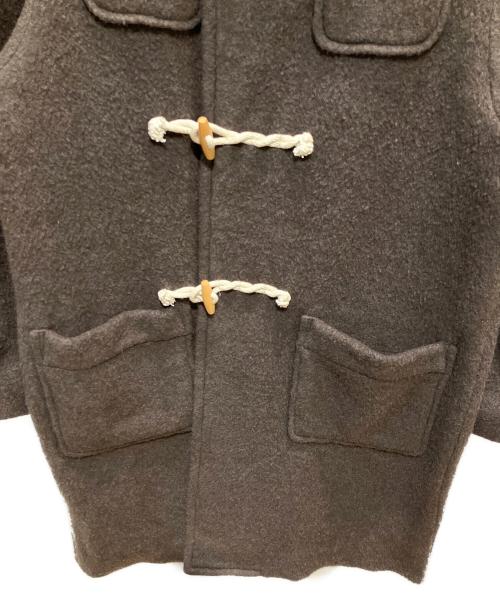 UNDECORATED（アンデコレイテッド）UNDECORATED (アンデコレイテッド) Wool Fleece Melton Duffle Coat ウールフリースメルトンダッフルコート ブラウン サイズ:3の古着・服飾アイテム