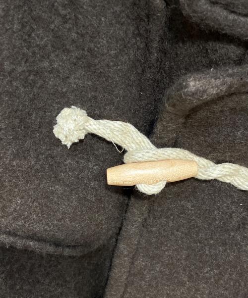 UNDECORATED（アンデコレイテッド）UNDECORATED (アンデコレイテッド) Wool Fleece Melton Duffle Coat ウールフリースメルトンダッフルコート ブラウン サイズ:3の古着・服飾アイテム