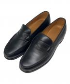 J.M.WESTONジェイエムウエストン）の古着「SIGNATURE LOAFER ボックスカーフ シグネチャー コインローファー」｜ブラック