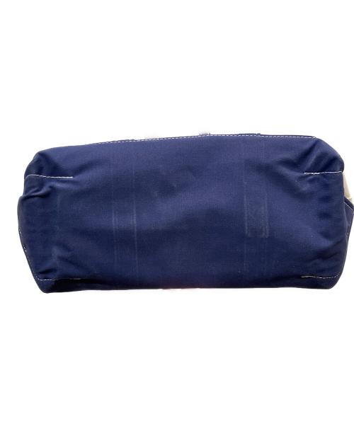 L.L.Bean（エルエルビーン）L.L.Bean (エルエルビーン) BOAT AND TOTE キャンバストートバッグ ネイビー×アイボリーの古着・服飾アイテム