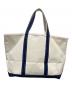 L.L.Bean (エルエルビーン) BOAT AND TOTE キャンバストートバッグ ネイビー×アイボリー：15000円