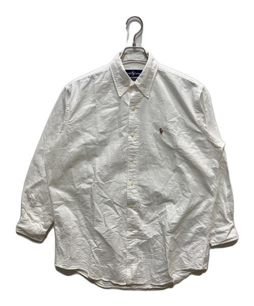 RALPH LAUREN（ラルフローレン）RALPH LAUREN (ラルフローレン) ボタンダウンシャツ ホワイト サイズ:151/2の古着・服飾アイテム