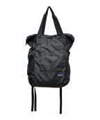 Patagoniaパタゴニア）の古着「Lightweight Travel Tote Pack」｜ブラック