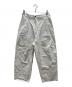 CAMIEL FORTGENS（カミエルフォートヘンス）の古着「SUIT PANTS ツータックパンツ」｜アイボリー