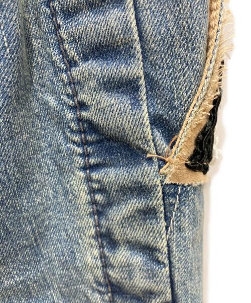 sacai（サカイ）sacai (サカイ) ベルテッドデニムパンツ インディゴ サイズ:SIZE　2の古着・服飾アイテム