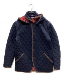 BARACUTA（バラクータ）の古着「キルティングコート」｜ネイビー