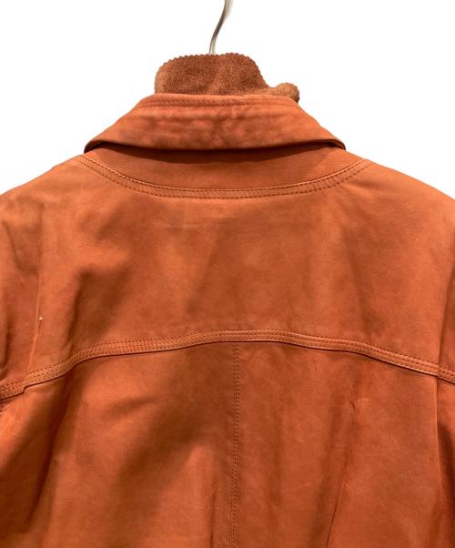VERA PELLE（ベラペレ）VERA PELLE (ベラペレ) レザージャケット オレンジ サイズ:48の古着・服飾アイテム