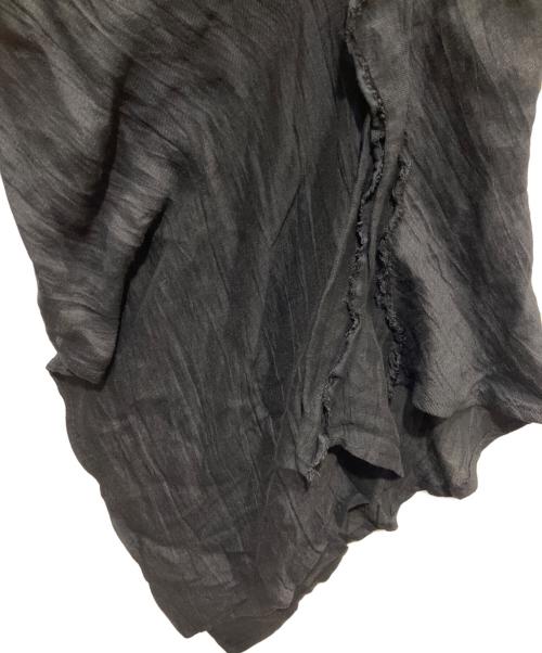 YOHJI YAMAMOTO（ヨウジヤマモト）YOHJI YAMAMOTO (ヨウジヤマモト) ノースリーブブラウス ブラック サイズ:1の古着・服飾アイテム