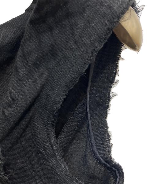 YOHJI YAMAMOTO（ヨウジヤマモト）YOHJI YAMAMOTO (ヨウジヤマモト) ノースリーブブラウス ブラック サイズ:1の古着・服飾アイテム