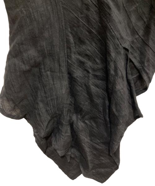 YOHJI YAMAMOTO（ヨウジヤマモト）YOHJI YAMAMOTO (ヨウジヤマモト) ノースリーブブラウス ブラック サイズ:1の古着・服飾アイテム