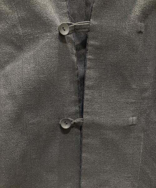 YOHJI YAMAMOTO（ヨウジヤマモト）YOHJI YAMAMOTO (ヨウジヤマモト) チャイナボタンジャケット ブラック サイズ:XSの古着・服飾アイテム