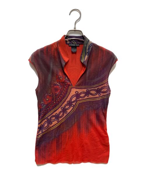 VIVIENNE TAM（ヴィヴィアンタム）VIVIENNE TAM (ヴィヴィアンタム) ブラウス レッド サイズ:1の古着・服飾アイテム