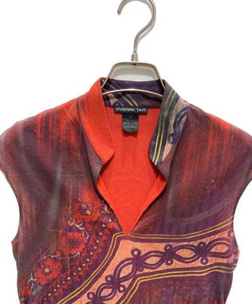 VIVIENNE TAM（ヴィヴィアンタム）VIVIENNE TAM (ヴィヴィアンタム) ブラウス レッド サイズ:1の古着・服飾アイテム
