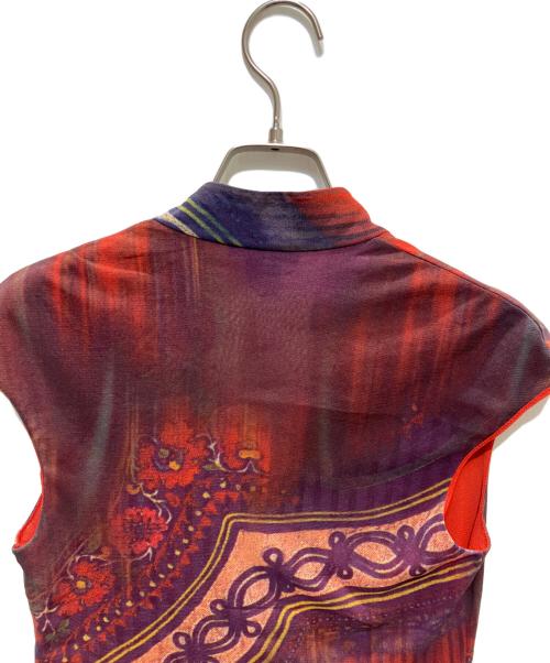 VIVIENNE TAM（ヴィヴィアンタム）VIVIENNE TAM (ヴィヴィアンタム) ブラウス レッド サイズ:1の古着・服飾アイテム