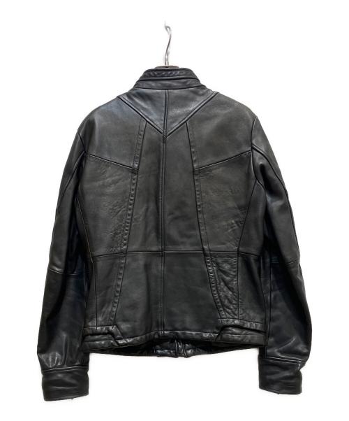 Haruf（ハルフ）Haruf (ハルフ) ラムレザージャケット ブラック サイズ:Mの古着・服飾アイテム