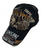 VANSON×RED PEPPERバンソン×レッドペッパ）の古着「キャップ」｜ブラック