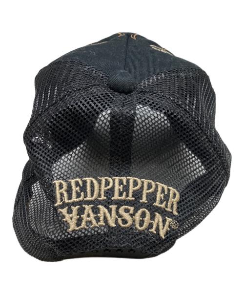 VANSON（バンソン）VANSON (バンソン) RED PEPPER (レッドペッパ) キャップ ブラックの古着・服飾アイテム