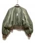 OMMO (オーエムエムオー) VOLUME SLEEVE SHORT MA-1 グリーン サイズ:38：18000円