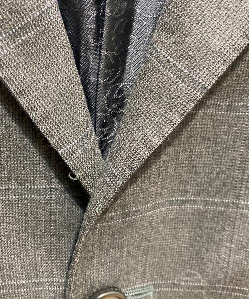 GUCCI（グッチ）GUCCI (グッチ) テーラードジャケット グレー サイズ:SIZE　44Rの古着・服飾アイテム