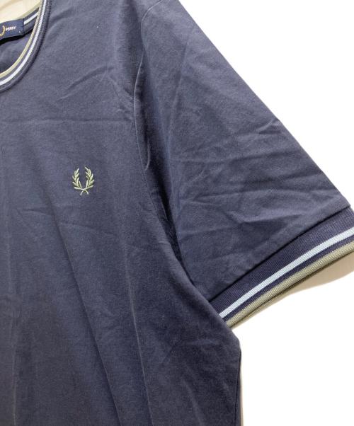 FRED PERRY（フレッドペリー）FRED PERRY (フレッドペリー) Twin Tipped T-Shirt ネイビー サイズ:Lの古着・服飾アイテム