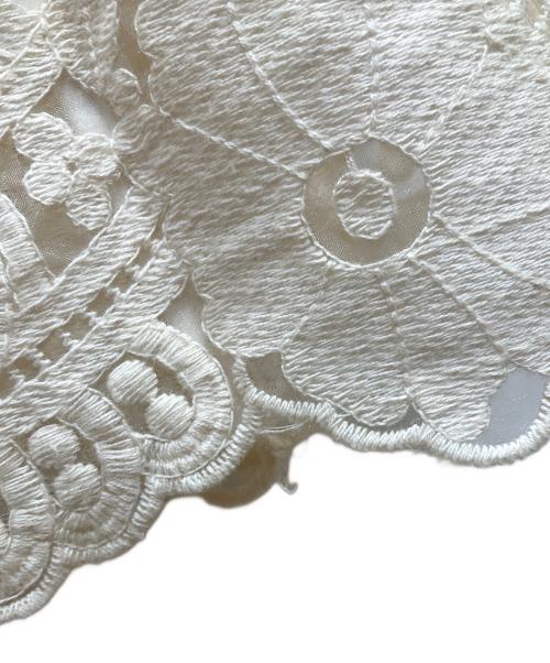 CLANE（クラネ）CLANE (クラネ) SHEER FLOWER LACE SKIRT シアーフラワーレーススカート アイボリー サイズ:1の古着・服飾アイテム