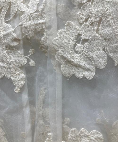 CLANE（クラネ）CLANE (クラネ) SHEER FLOWER LACE SKIRT シアーフラワーレーススカート アイボリー サイズ:1の古着・服飾アイテム
