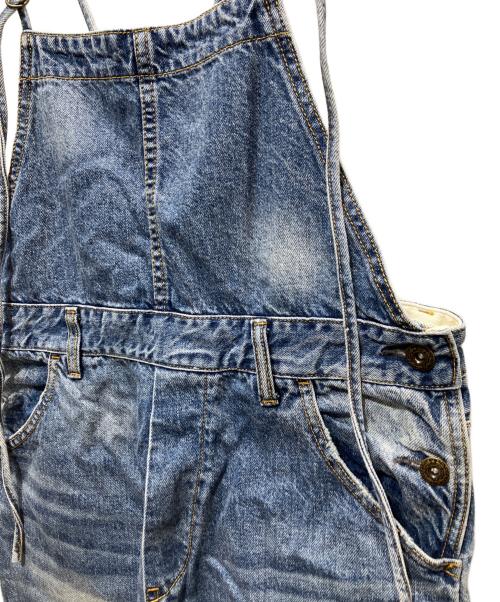 Whim Gazette（ウィムガゼット）Whim Gazette (ウィムガゼット) DENIM ALL IN ONE２ サロペット インディゴ サイズ:Fの古着・服飾アイテム