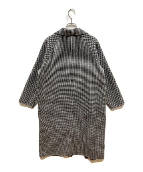 SOEJU（ソージュ）SOEJU (ソージュ) ウールリバーローブコート ブラック×ホワイト サイズ:Sの古着・服飾アイテム