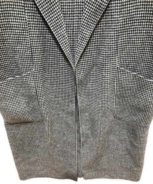 SOEJU（ソージュ）SOEJU (ソージュ) ウールリバーローブコート ブラック×ホワイト サイズ:Sの古着・服飾アイテム
