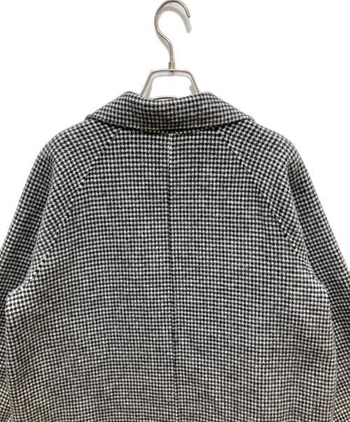 SOEJU（ソージュ）SOEJU (ソージュ) ウールリバーローブコート ブラック×ホワイト サイズ:Sの古着・服飾アイテム