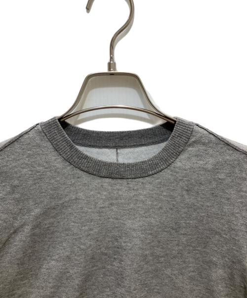 ASTRAET（アストラット）ASTRAET (アストラット) 18G リバーシブル ショートスリーブニット グレー サイズ:ーの古着・服飾アイテム